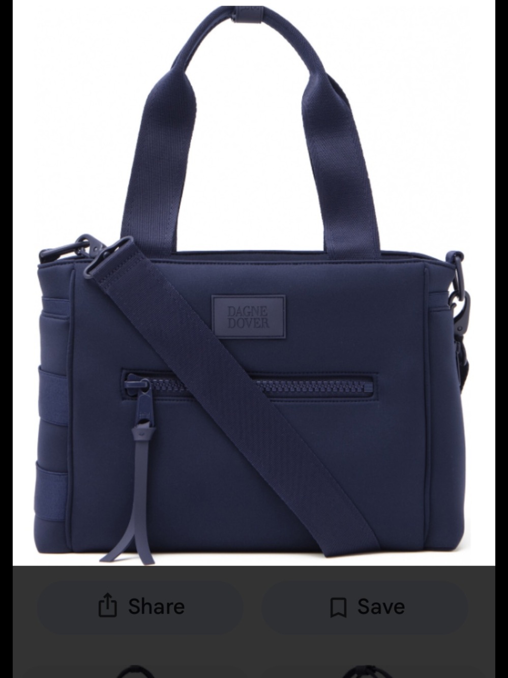 Dagne Dover Wade Diaper Tote Small Naby Neoprene flaw